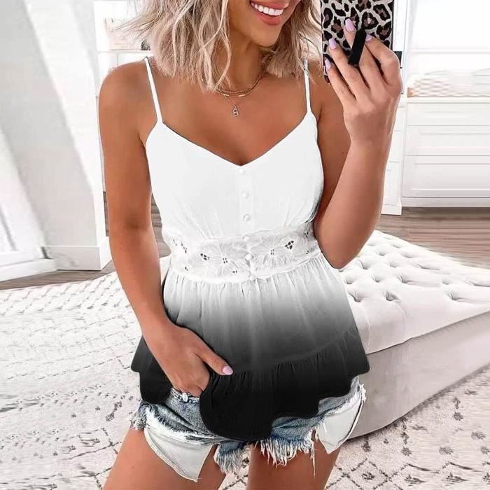 Robe Maxi Bebe Jaune Gris Rayures Chevron - Bretelles Spaghetti Taille XS - Occasion Très Bon état