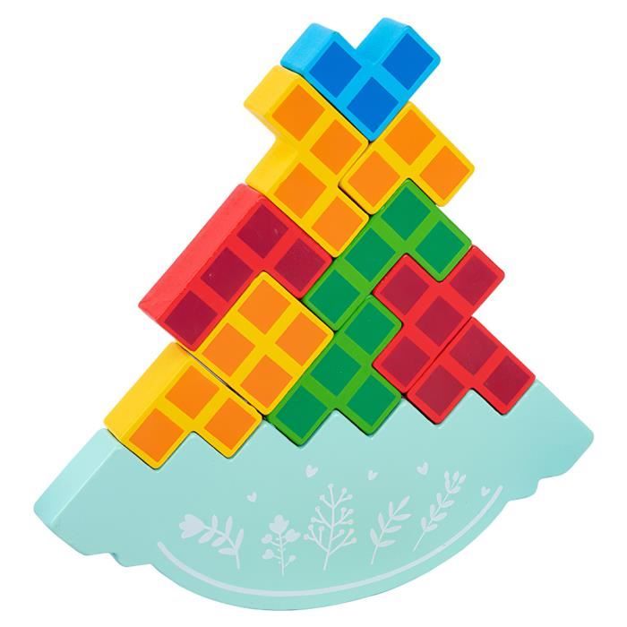 Tetra Tower Balance Game, 32 Blocs empilables Jeu d equilibre Board Game Jouets empilables Enfants Adultes, Jouet D'équilibre Swing - Jeux - Jouets