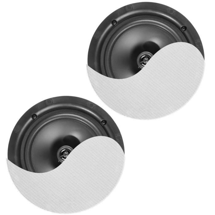 Haut-parleurs de plafond - Power Dynamics - NCBT5 - Bluetooth 5.0 - 40 Watts - Design élégant