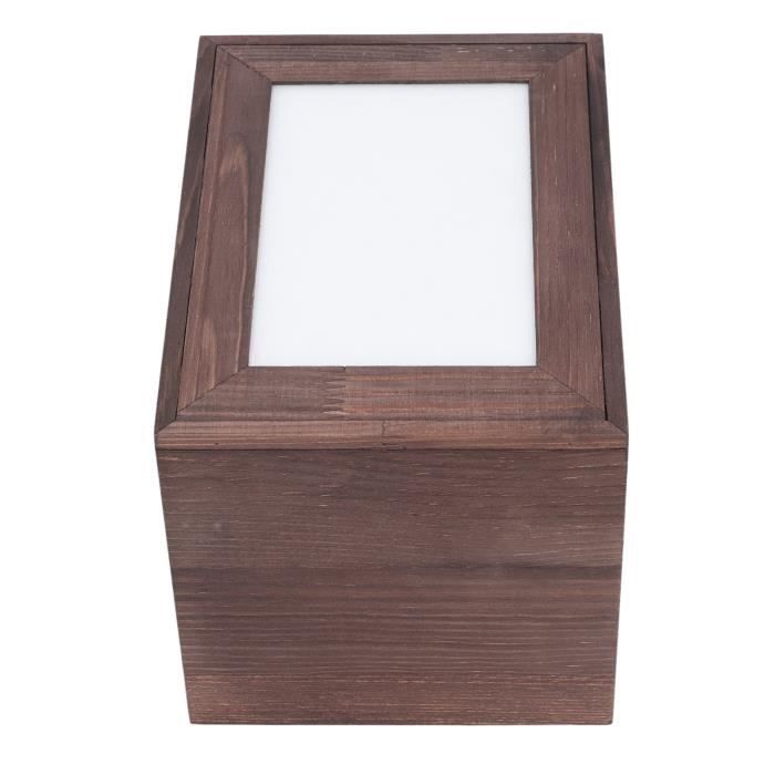 Meilleurs prix pour Urne Funéraire en Bois pour Animaux Domestiques - Cadre Photo - Boîte Mémoire - Chiens Chats