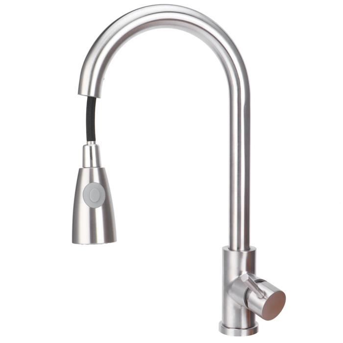 Sonew rétractable G3 / 8 mitigeur de cuisine double sortie d