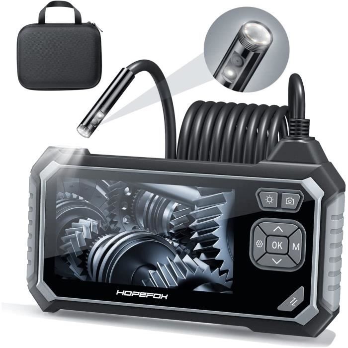 Caméra D'Inspection Endoscope Hd 1080P Avec Endoscope À Double Objectif