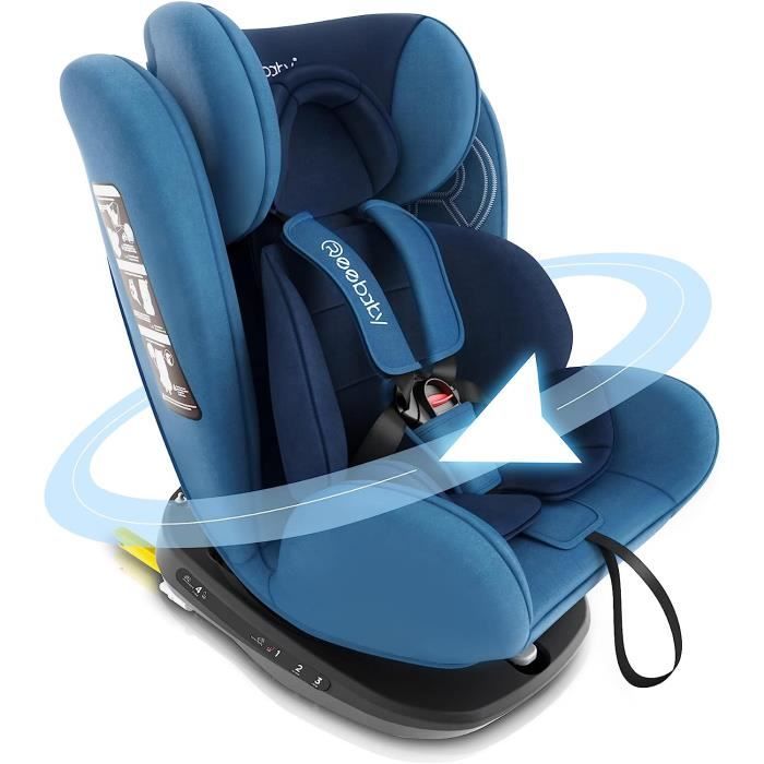 Siège Auto Bébé avec Base Isofix & Pivotant - Groupe 0+/1/2/3 - Braam