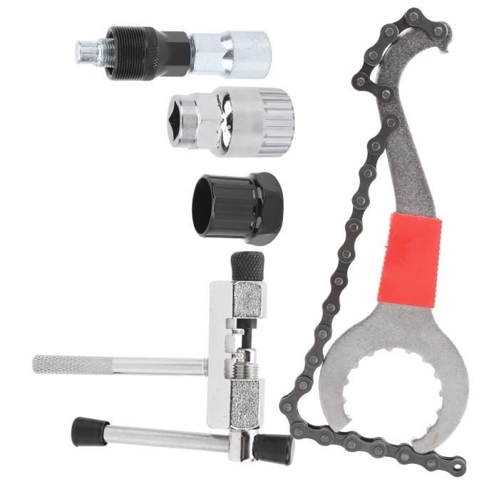 Kit d'outils professionnels pour vélo de montagne - 8 outils de réparation de vélo avec clé