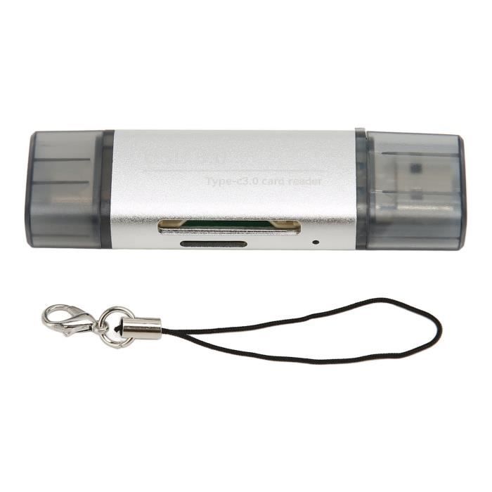 Lecteur De Carte SD/Micro SD, 8 En 2 USB C & USB 3.0 Double Connecteur