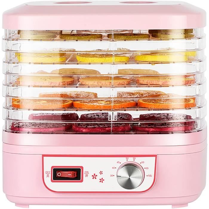 Déshydrateur Alimentaire, Sèche-Fruits À 5 Plateaux, Thermostat 35-70 ...