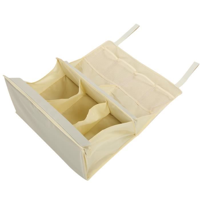 Organisateur De Lit De Bébé 2 En 1 - Sac De Rangement Suspendu Peut Contenir Des Couches Des Jouets Et Des Vetements 98380416
