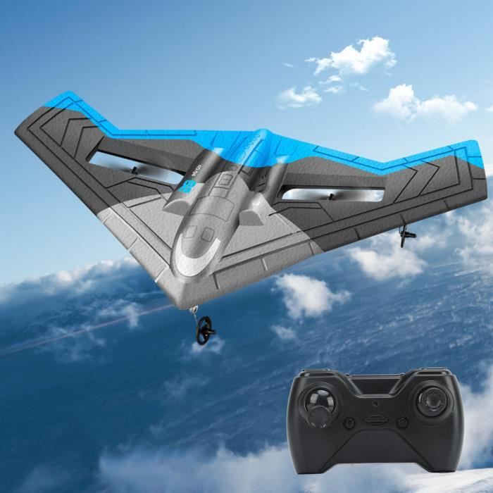 Avion RC Fighter 2.4GHz Avec LED - Décollage Vertical - Idéal Pour Débutants - 20,5cm - 15min De Vol
