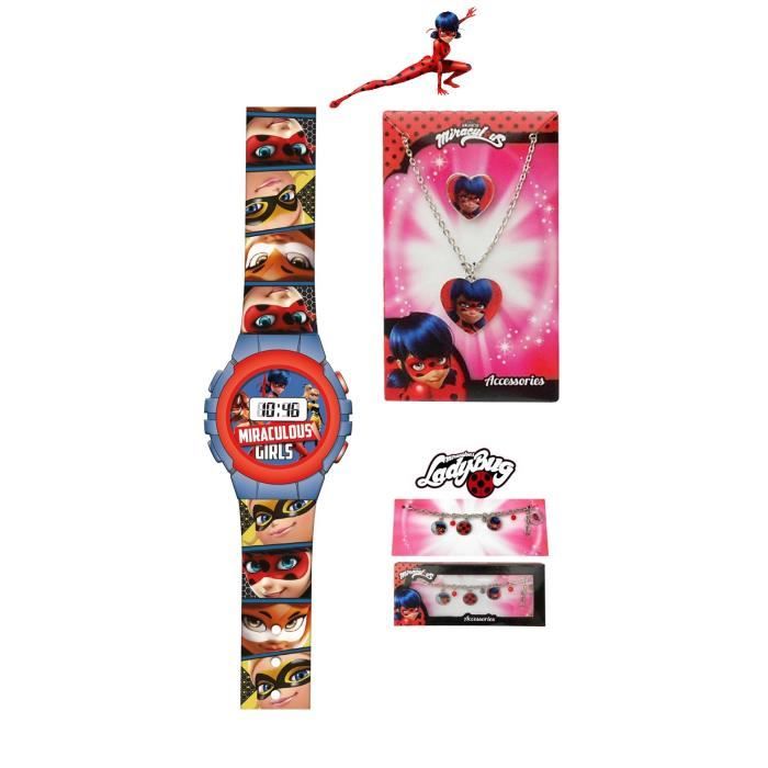 MIRACULOUS ENSEMBLE MONTRE PLUS BIJOUX - Cdiscount Jeux - Jouets