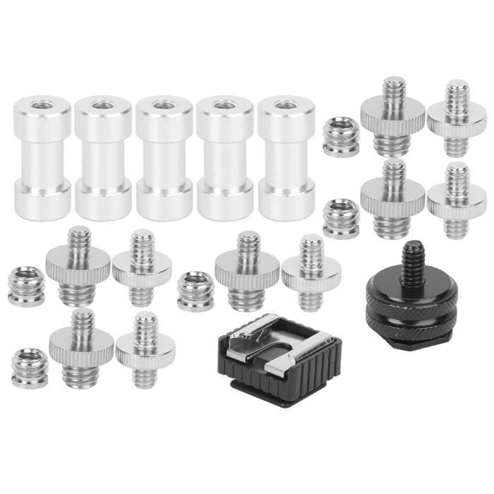 Paires De Pegs Vélo 3/8' - Supports Aluminium Noirs Pour Figures (BMX, VTT... )