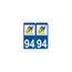 94 Saint Mande Logo Autocollant Plaque Stickers Ville Angles Arrondis Arrondis Achat Vente Decoration Vehicule 94 Saint Mande Logo Cdiscount