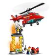 LEGO® City 60281 L'Hélicoptère de Secours des Pompiers,  Jouet, Minifigurines et Moto-1