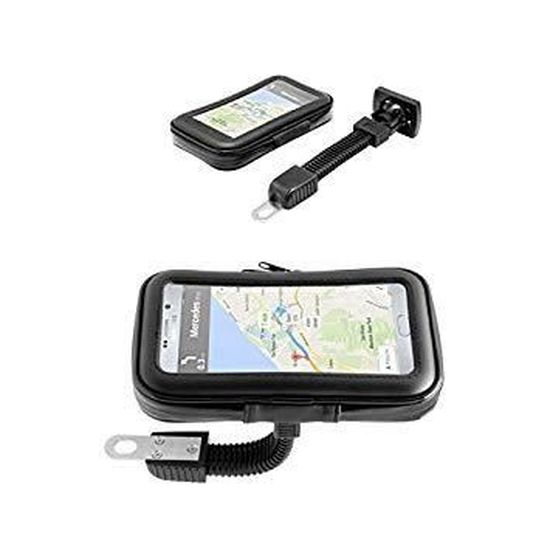 Système de navigation GPS tout-terrain étanche IPX7 de 10,9 cm pour moto,  design robuste, avec support spécial moto et housse de protection