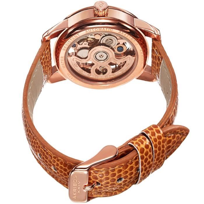 Montre akribos best sale xxiv squelette