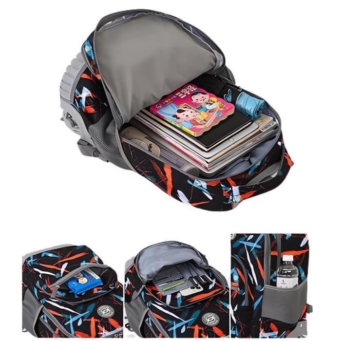 Sac Dos pour Etudiant Cartable a roulettes Gar on Fille Sac