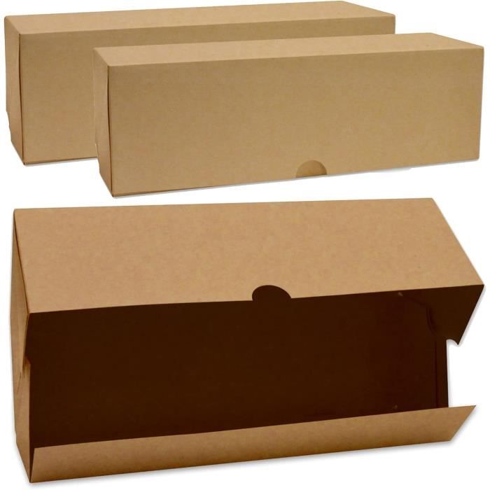 Boîte à gâteau en carton recyclable pour transporter les pâtisseries