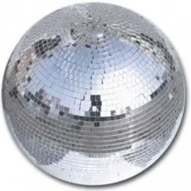 Boule à Facettes Disco IBIZA 30cm Avec Moteur LED Intégré - Effet Lumière Tournante Pour Fête (Piles AA Non Incluses) - 3