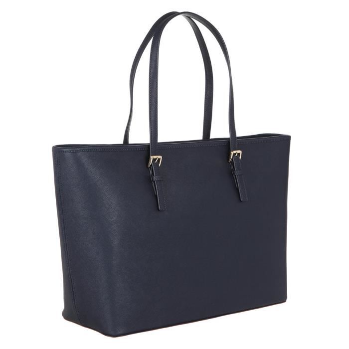 MICHAEL KORS 30T5GTVT2L Sac a Main Jet Set Travel Bleu Femme Bleu Cdiscount Bagagerie Maroquinerie