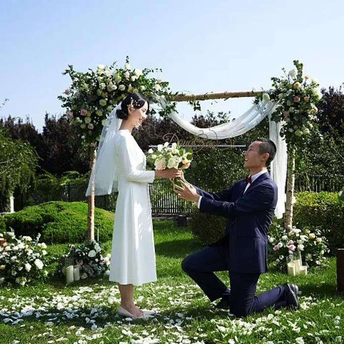 Arche de Mariage Métallique Ronde pour Décoration d'Événements