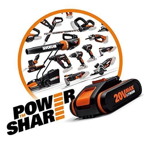 Batterie Li ion WORX WA3556 20V avec indicateur de charge Cdiscount Bricolage