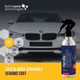 Entretien Peinture Pour Auto Et Moto - Nano Spray Céramique 200Ml Chiffon Microfibre Traitement Ceramique Voiture-2