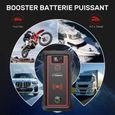 YABER Booster Batterie, 2500A 23800mAh Portable Jump Starter (Tout Gaz ou 8,0 L Diesel), Chargeur sans Fil avec Lamp LED, Écran LCD,-2