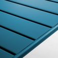 Table basse Palavas OVIALA - 90 x 50 x 40 cm - Acier traité anti-corrosion - Bleu Pacific-2