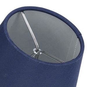 Abat-Jour Ou Vase En Cristal Bleu - Style Art Déco - Fabriqué En Italie - Hauteur 32 Cm