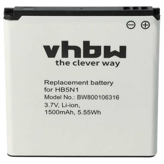 Vhbw Batteria Compatibile Con Huawei Ascend Y330, Y321c, Y330-U01 Smartphone Cellulare (1500mAh, 3,7V, Li-Ion) | Leroy Merlin - 4