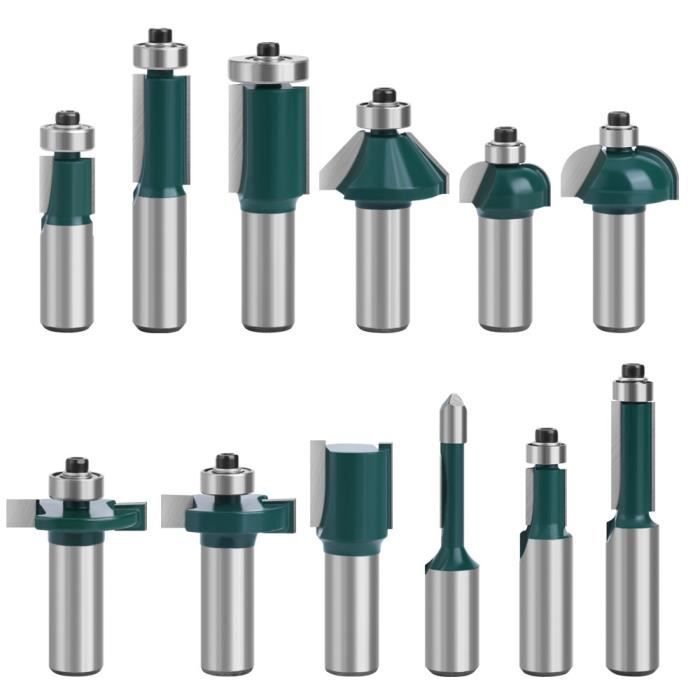 Jeu De Mèches à Bois PONTASS Pour Outil Rotatif - 10 Pièces - Compatible Dremel - HSS