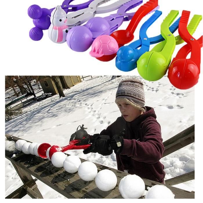 4pcs Pince Boule Neige, Fabricant de Boule,Bonhomme de Neige Pince à Neige  Jeux Sable Exterieur Jouet pour Enfants en Plein Air - Cdiscount Jeux -  Jouets