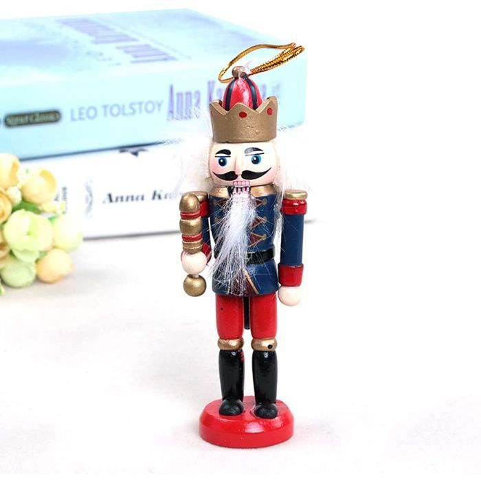 Poupée Soldat Casse-Noisette En Bois 35 Cm - Décoration De Noël Traditionnelle Artisanale