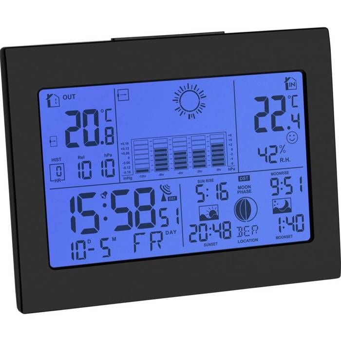Station Météo TFA Dostmann 35.1135.02 – Radiopilotée, Numérique, Blanche, Neuve