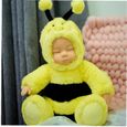 1pc Baby Doll Jouets Abeille mignonne Réconfortant en peluche Poupée souple peluche Poupée animaux pour bébé - Jaune Abeille-3