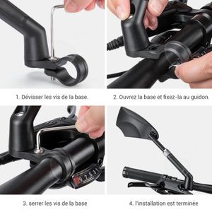 Rétroviseur Vélo,Rétroviseur De Vélo,guidon De Bicyclette,rotation De