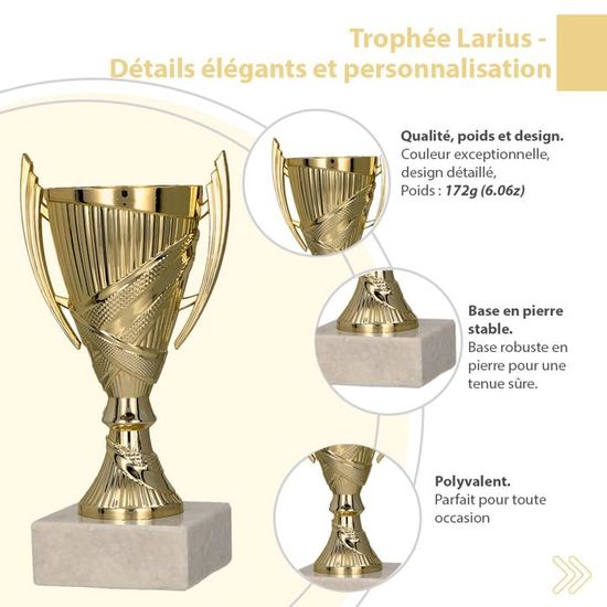 Trophée Coupe Football Gardien - Figurine Résine Avec Ou Sans Gravure Personnalisée