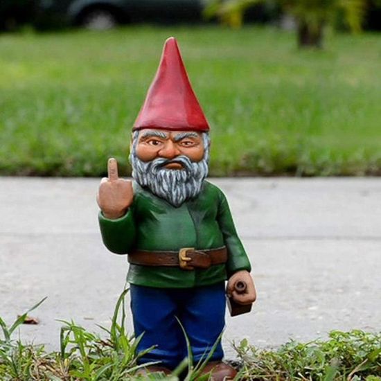 Nain De Jardin Kining Nain De Jardin Exterieur Humour Doigt Dhonneurstatue De Gnomes Go Awaydeacutecoration Dart Gobelin De Jard36 Cdiscount Jardin