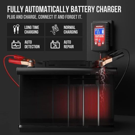 Chargeur De Batterie De Intelligent 12V 24V Entièrement Automatique7 - 2