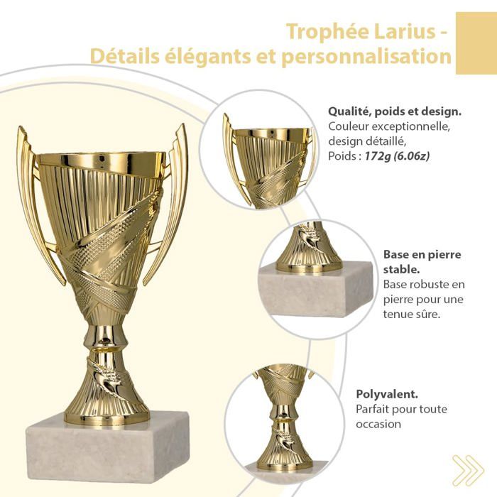 Trophée de Football 7,75 Pouces - Série Spirit - Trofeo Expert Trophée de Football 7,75 Pouces - Série Spirit - Trofeo Expert