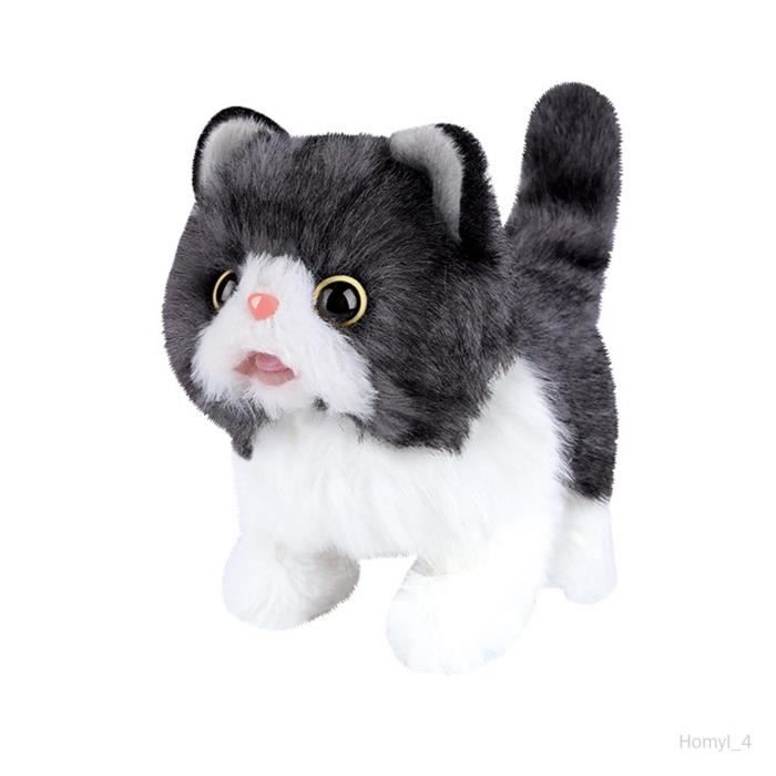 Jouet en peluche chat électrique mignon cadeau musical en peluche animal en  peluche pour enfants bébé Modèle B - Cdiscount