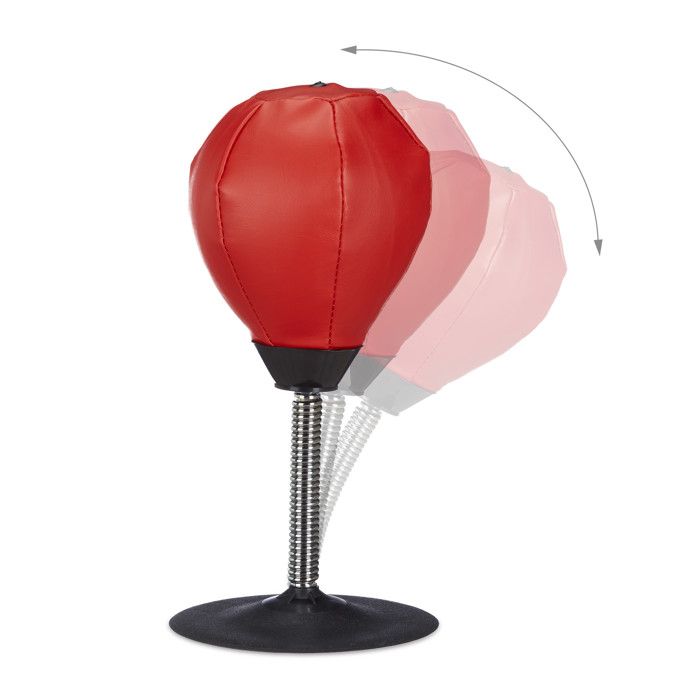 Mini Sac De Boxe De Bureau – Gonflable, Ventouse, Ressort Acier, Pour Déstresser Au Travail Ou à La Maison