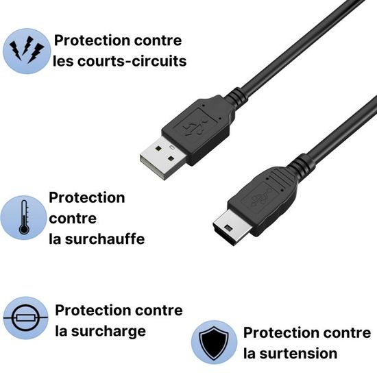 Vhbw USB-Datenkabel, 150 Cm – Für Nikon CoolPix Kameras (Kompatibilität Prüfen!)