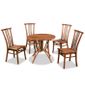 Ensemble Table Ronde 4 Chaises En Bambou Cs2454711 Achat