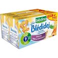 LOT DE 2 - BLEDINA : Blédidej - Céréales lactées pain au chocolat dès 9 mois 4 x 250 ml-0