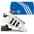 LEGO® 10282 Icons Ensemble chaussure adidas Originals Superstar, Cadeau pour Adultes, Set de Construction à Exposer-0