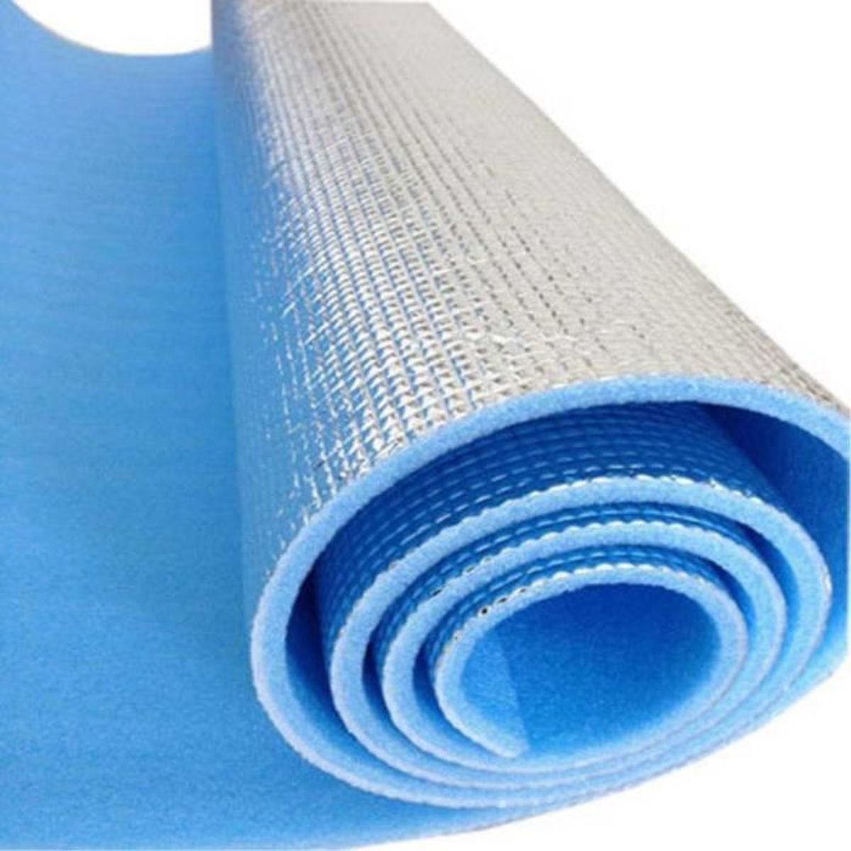 Yoga tapis gymnastique Tapis 190 x 60 x 1,5 cm Bleu Fitness Tapis salive
