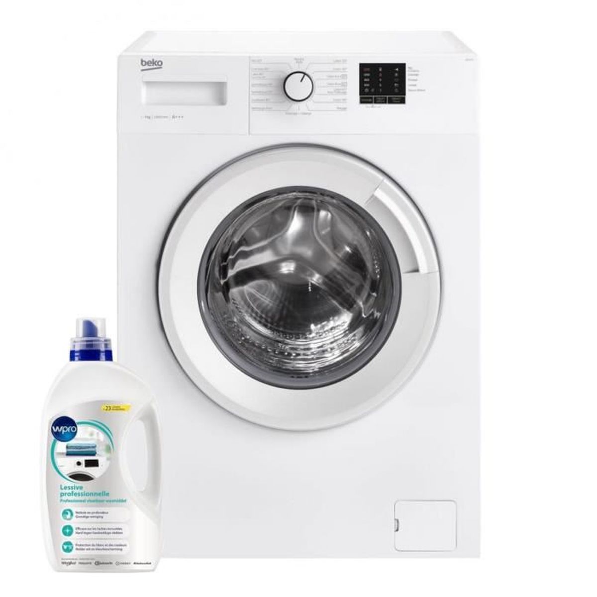 Beko Lave Linge Frontal 49cm 7kg A 1200trs Min Tambour 50l