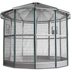 XIAOMI GÓMEZ Y CRESPO Volière Galvanisée 12 Côtés avec accessoires pour oiseaux de jardin