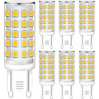 Ampoule LED G9 à intensité variable, blanc chaud, 5 W, 230 V, équivalent à un halogène de 40 W, 430 lm, luminosité 2 700 K, G9.-tmt