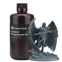 ELEGOO Résine Standard 8K Rapide d'Imprimante 3D LCD impression 3D Résine à Photopolymérisation UV de 405 nm Gris Céleste 1kg